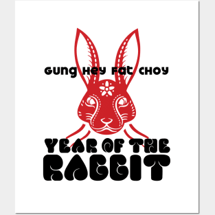 Chinese New Year, Year of the Rabbit 2023, Gung Hay Fat Choy No. 2 Posters and Art